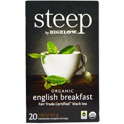 Steep Organic English Breakfast Bigelow Earl Grey Tea